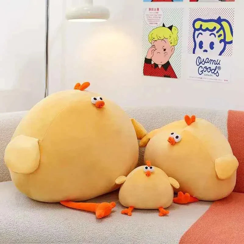 Funny Fat Chicken Plush Toys Pillow Soft Simulation Cute