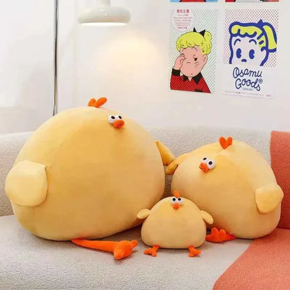 Funny Fat Chicken Plush Toys Pillow Soft Simulation Cute