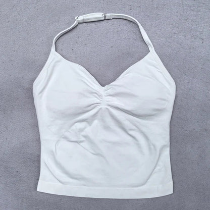 Adjustable Open Back Yoga Top Moisture Wicking Gym Tank
