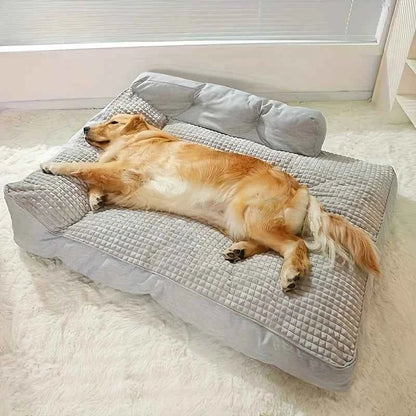 Human Size Dog Bed – Large Cooling Mattress Sofa for Adults and Pets