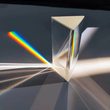 Optical Refraction Right Angle Triangular Prism Triangular Strip Photography Props Optical Physics Teaching Experimental GIFT