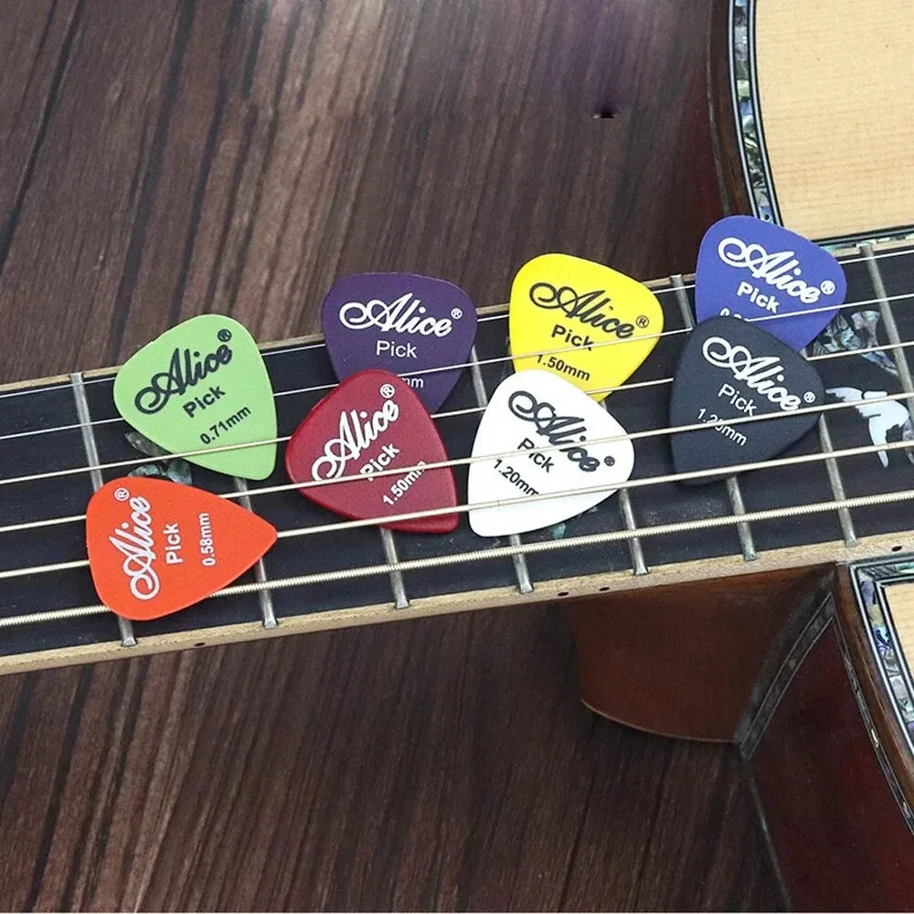 Multicolor Guitar Picks 24/50/100 Pieces Mixed ABS Premium Plastic Guitar Picks for Acoustic Electric Guitars Bass Or Ukulele