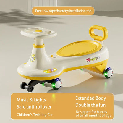 Battery version Children's twist bike