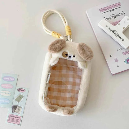 Cartoon Window Storage Bag Handle Walking Handbag Phone Bag