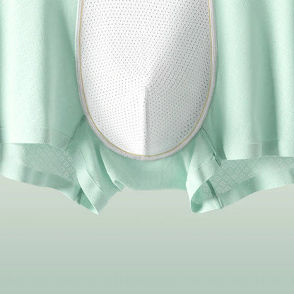 MiiOW 3Pcs Summer Ice Silk Men Panties Breathable Mesh Mens Underpants Antibacterial Man Boxershorts Cool Seamless Men Underwear