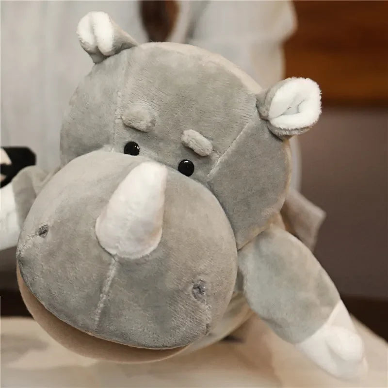 Stuffed Plush Animals Toys Hand Finger Story Puppet Kawaii Dolls Educational Baby Toys Lion Elephant Bunny Monkey Children GIft