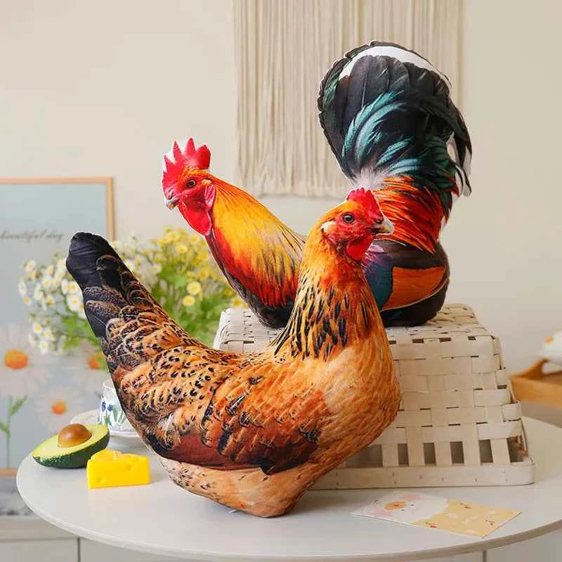 Simulation 3D Birds Plush Toys Soft Stuffed Animals Goose