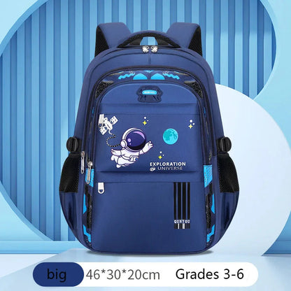 Kids Astronaut Backpack Waterproof School Bag for Boys