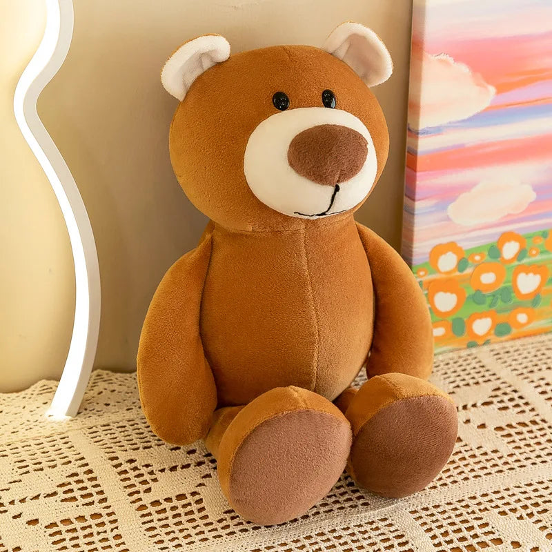 Stuffed Plush Animals Toys Soft Dolls Jungle Lion Elephant Tiger Dog Fox Monkey Deer Children Gift Kawaii Baby Kids Hobbie Toys