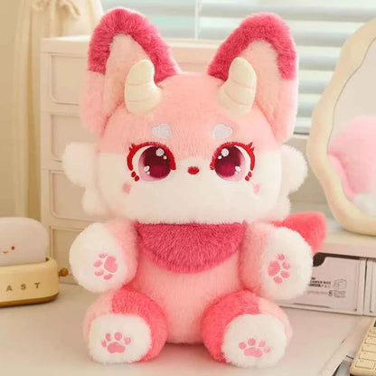 Kawaii Phantom Fox Plush Toy 30–50cm – Soft Fox Pillow Cute Stuffed Animal Gift