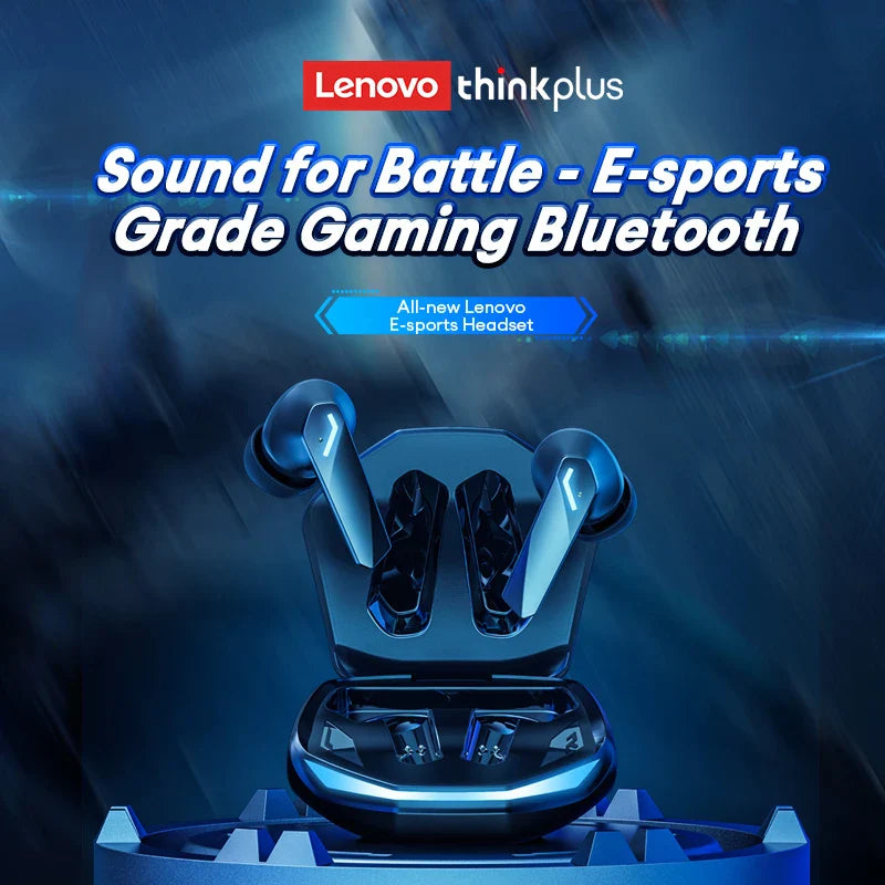 Lenovo GM2 Pro Gaming Earphones Bluetooth 5.4 Sport Headset Dual Mode HD Call Noise Reduction Earbuds with Mic Music Earphones