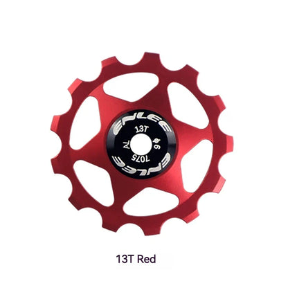 ENLEE Bike Aluminum Alloy Guide Wheel Pulley Rear Derailleur 11T 13T Guide MTB Ceramic Bearing Jockey Wheel For 4/5/6MM