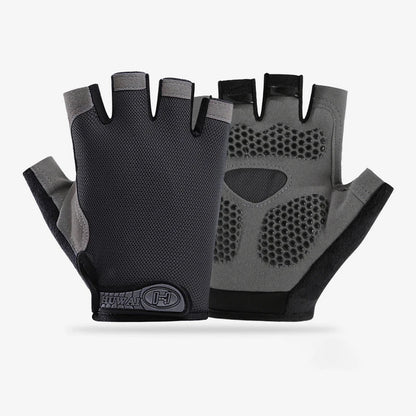 Men Cycling Bicycle Gloves Half Finger Gym Gloves Women Mitten Breathable Anti-slip Glove Fitness Sport Training Gloves