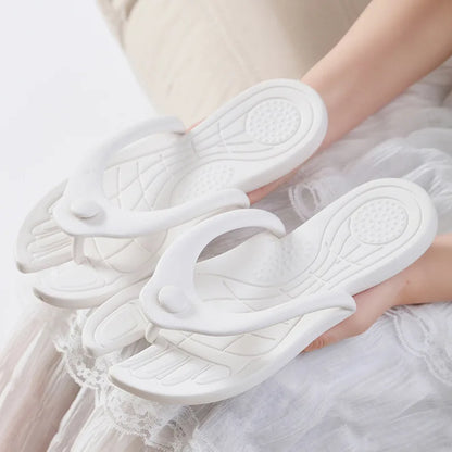 Folding Slippers Trip Travel Portable Slides Women Men Light Home Hotel Salon Homestay Guest Use Sandals Bathing Beach Shoes