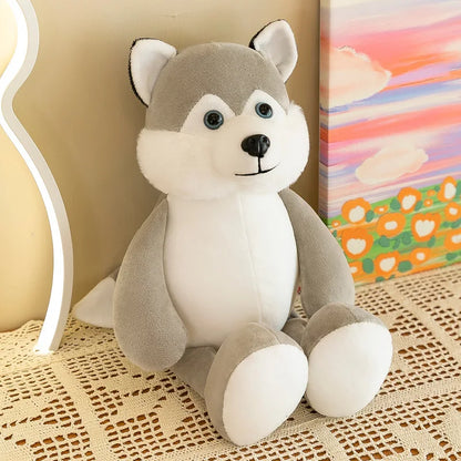 Stuffed Plush Animals Toys Soft Dolls Jungle Lion Elephant Tiger Dog Fox Monkey Deer Children Gift Kawaii Baby Kids Hobbie Toys