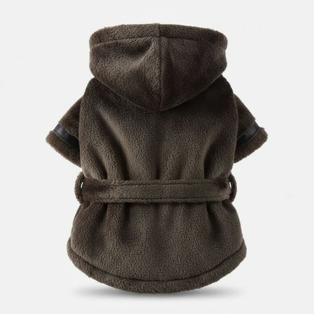 Hooded Pet Dog Bathrobe – Super Absorbent Drying Towel Pajamas