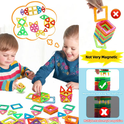 Magnetic Building Blocks - STEM Educational Toys for Kids Aged 4-12