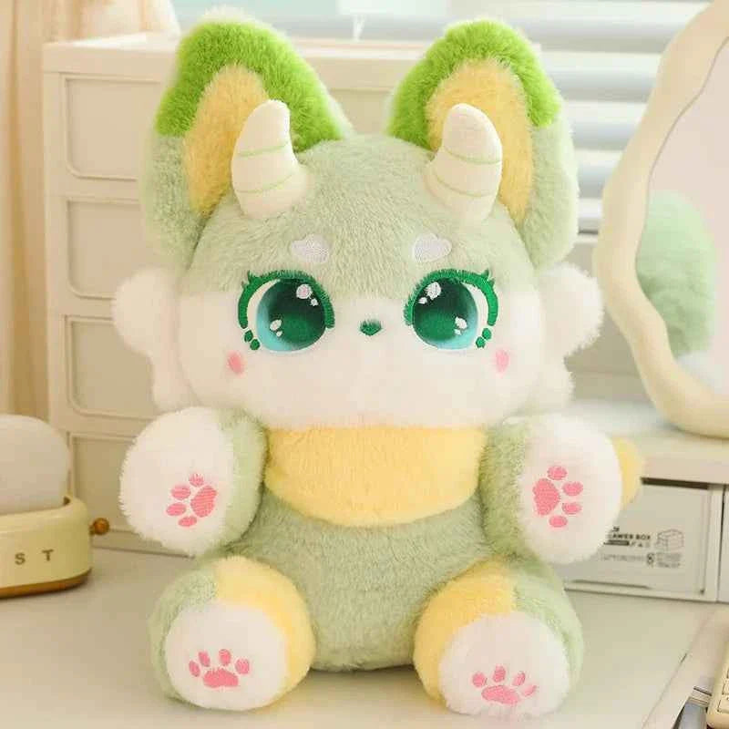 Kawaii Phantom Fox Plush Toy 30–50cm – Soft Fox Pillow Cute Stuffed Animal Gift