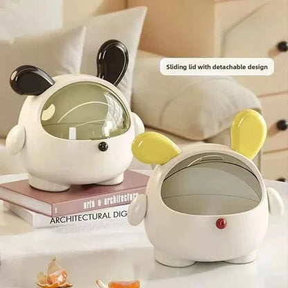 Kawaii Korean Storage Rack Desktop Rabbit Storage Box Desk