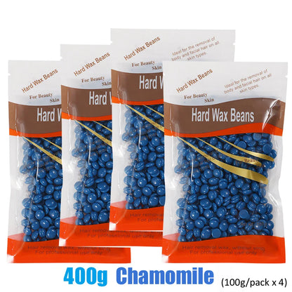 500g/200g/50g Hard Wax Beans for Hair Removal Body European Brazilian Pearl for Wax Warmer Waxing Beans for Wax Heater Machine