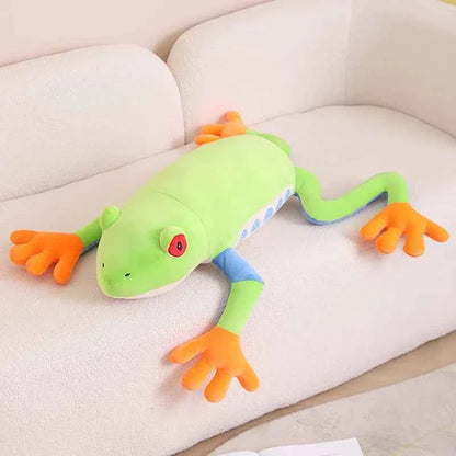 75cm Giant Colorful Frog Plush Doll Pillow Long Legs Big