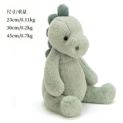 23cm Kawaii Animals Elephant Bear Dinosaur Soft Plush Dolls Stuffed Panda Pig Plushie Baby Toys Gifts For Children
