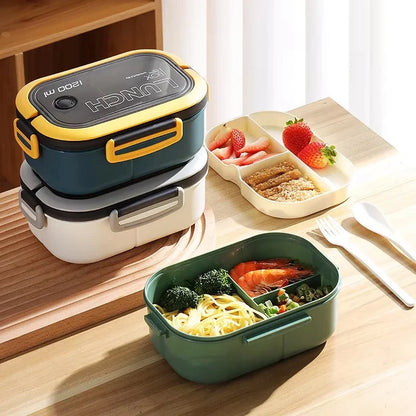 Cute Lunch Box For Kids Compartments Microwae Bento Lunchbox Children Kid School Outdoor Camping Picnic Food Container Portable