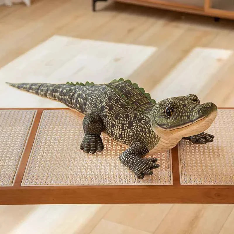 Lifelike Crocodile Plush Toy – Soft Realistic Alligator Stuffed Animal Gift for Kids