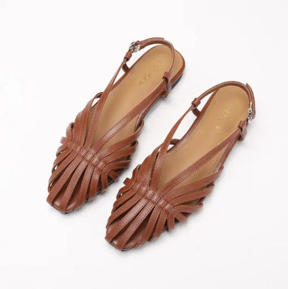 ZAROY Narrow Band Women Flat Sandals Large Size Designer Brand Banquet Wedding Shoes Summer Hollow Beach Gladiator Sandalias