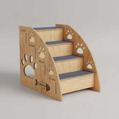 Detachable Dog Ladder Ramp – Non-Slip Steps for Small to Medium Dogs