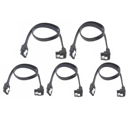 1-10PCS 50CM SATA 3.0 Data Cable High-speed Sata III Cable Adapter Connection Converter For SATA HDD SSD CD Drive Writer Desktop