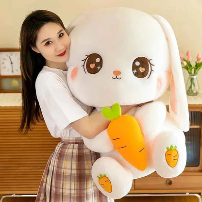 Kawaii Radish Rabbit Plush Doll (11.8-19.7 in) - Soft Stuffed Animal Sleeping Pillow Gift