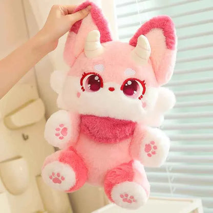 Kawaii Phantom Fox Plush Toy 30–50cm – Soft Fox Pillow Cute Stuffed Animal Gift