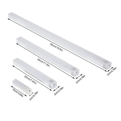 Motion Sensor Lamp Night Light Wireless LED USB Type C Rechargeable Lamp for Kitchen Cabinet Bedroom Wardrobe Staircase Lighting