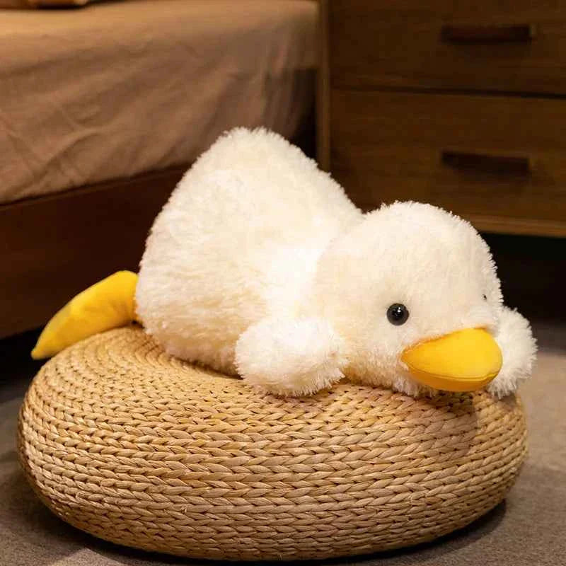 Cute Cartoon Anime Party Pose Yellow Duck Stuffed