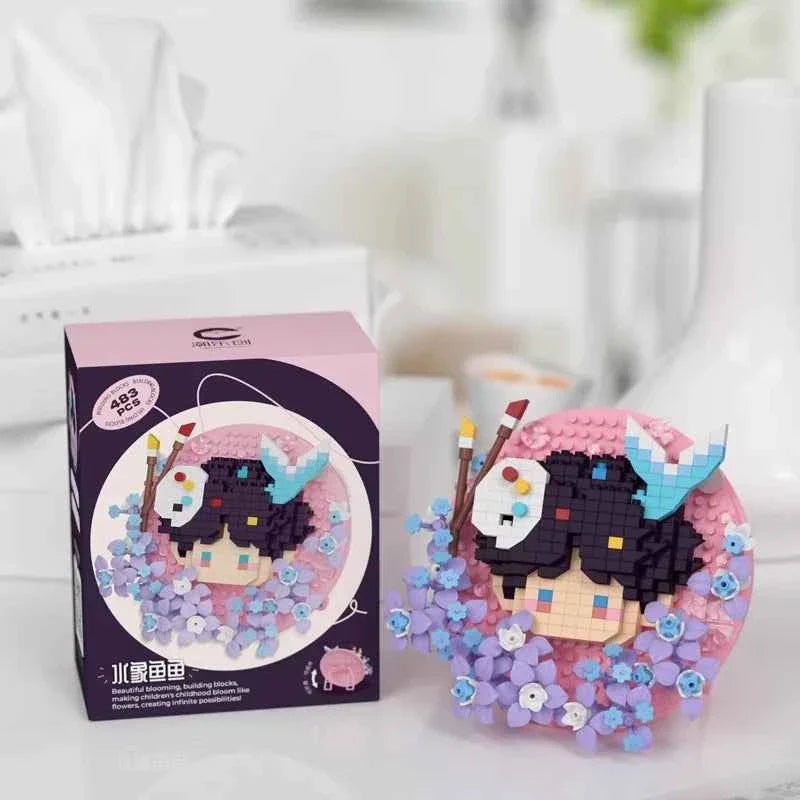 Flower Series Love & Deepspace Plush Keychain Cute Cartoon