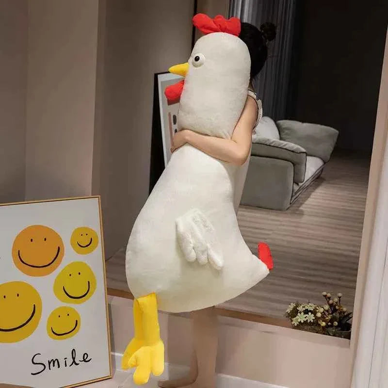 New Kawaii Baby Sleepping Chicken Doll Cute Cock Plush Toys