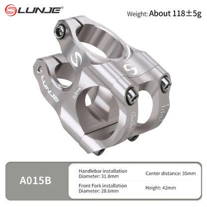 MTB Road Bike Stem CNC Mountain Bicycle Bridge Short Power 31.8mm High Strength Climbing Riser