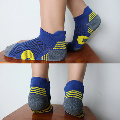 Non-Slip Sports Socks with Thickened Towel Bottom for Performance
