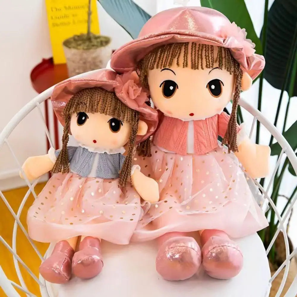 Stuffed Animal Dolls Cartoon Sweetheart Doll Cute Design Rag Doll Style Gril Plush Toy 45CM Soft Girl Stuffed Toys Kids