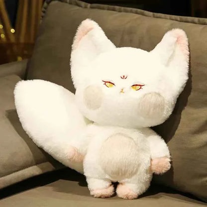 Cute Big-Tailed Fox Plush Toy (23.6/39.4 in) - Soft Stuffed Animal Pillow Gift