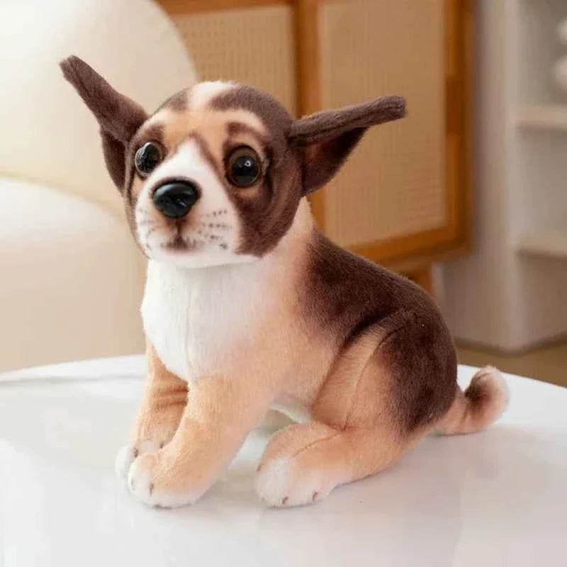 Kawaii Plush Dog Soft Toy (7.9 in) - Dalmatian/Bulldog/Chihuahua Stuffed Animal Gift