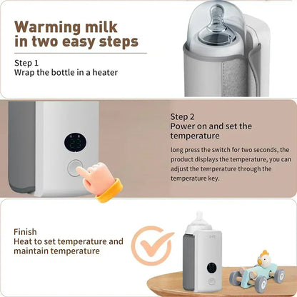 Rechargeable baby kettle
