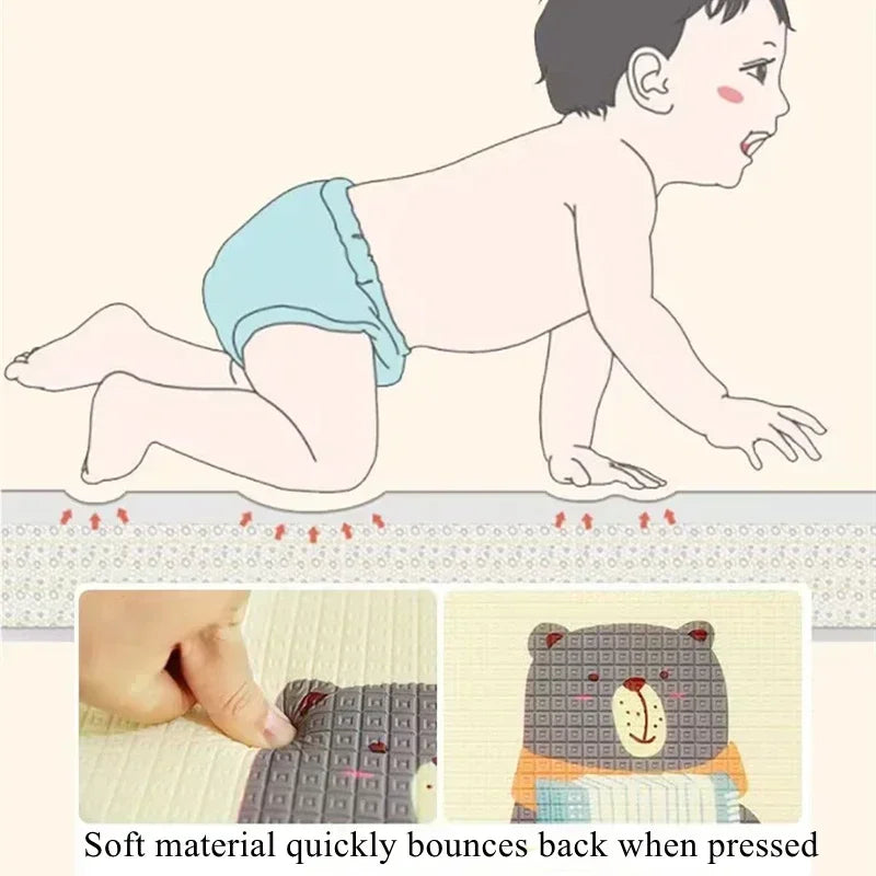 Non-toxic Baby Game Mat 200x180cm