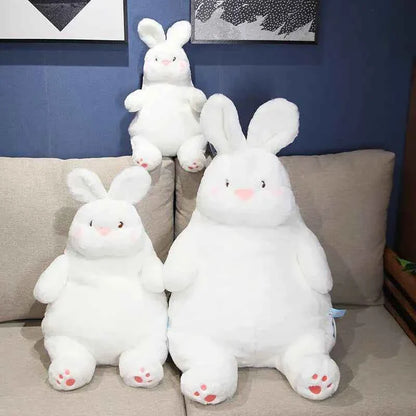 Big Lazy Rabbit Plush Doll (15.7-31.5 in) - Soft White Bunny Sleep Pillow Cushion