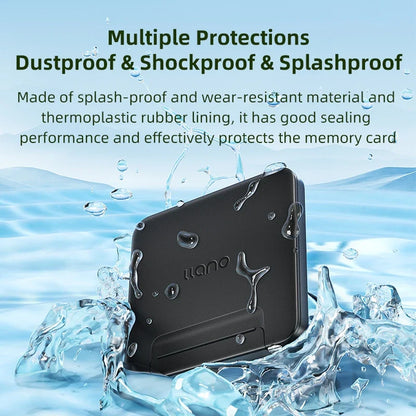 Llano Card Case Holder Water Resistant & Anti-Shock Memory Card Case for SD/Micro SD TF Card  Storage Organizer Protector Cover