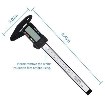 1PC Plastic Digital Vernier Caliper Digital Display Caliper Mini Text Play Caliper Student Vernier Ruler 0-150mm Measuring Tool