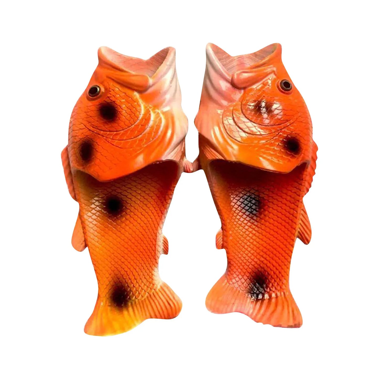 2025 Funny Slippers For Women Couple Shoes Family Shoes Parent-Child Sandals Large Size 32-46 Summer Beach Shoes Fish Slippers
