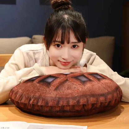 45cm (17.7") Cookie Plush Pillow – Cute Biscuit Cushion Soft Funny Sofa & Bed Decor Toy