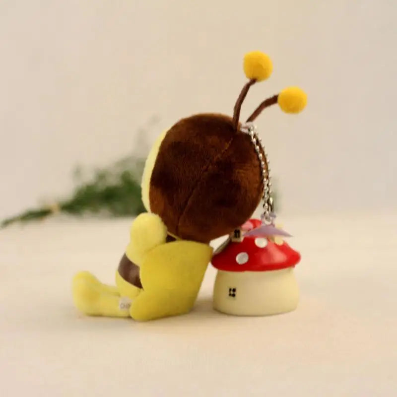 Stuffed Animal Bee Stuffed Plush Toy Bumble Bee Decorative Plushie Toys Soft Comfortable Bee Doll For Bed Bedroom Home Car